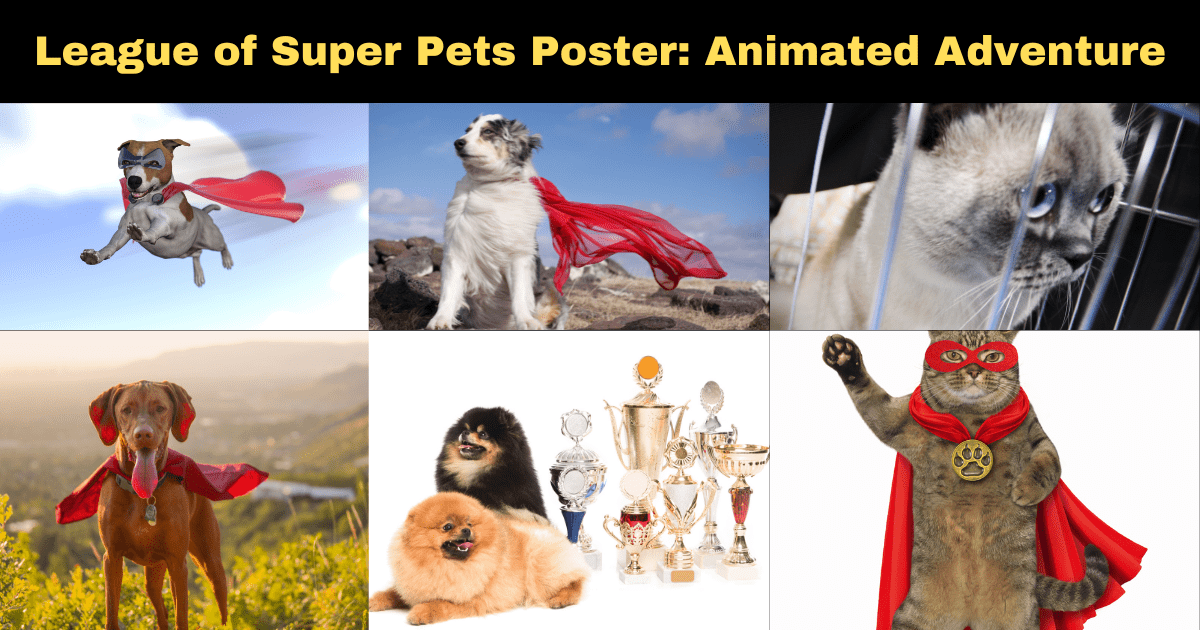 Discover the League of Super Pets Poster: Animated Adventure 2025
