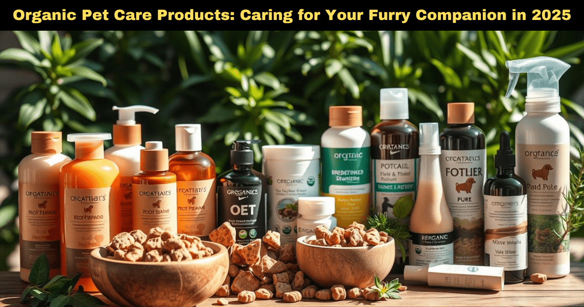 Organic Pet Care Products: Caring for Your Furry Companion in 2025