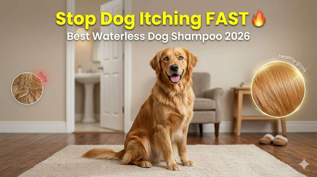 Best Waterless Dog Shampoo for Itchy Skin (2026 Guide for USA)