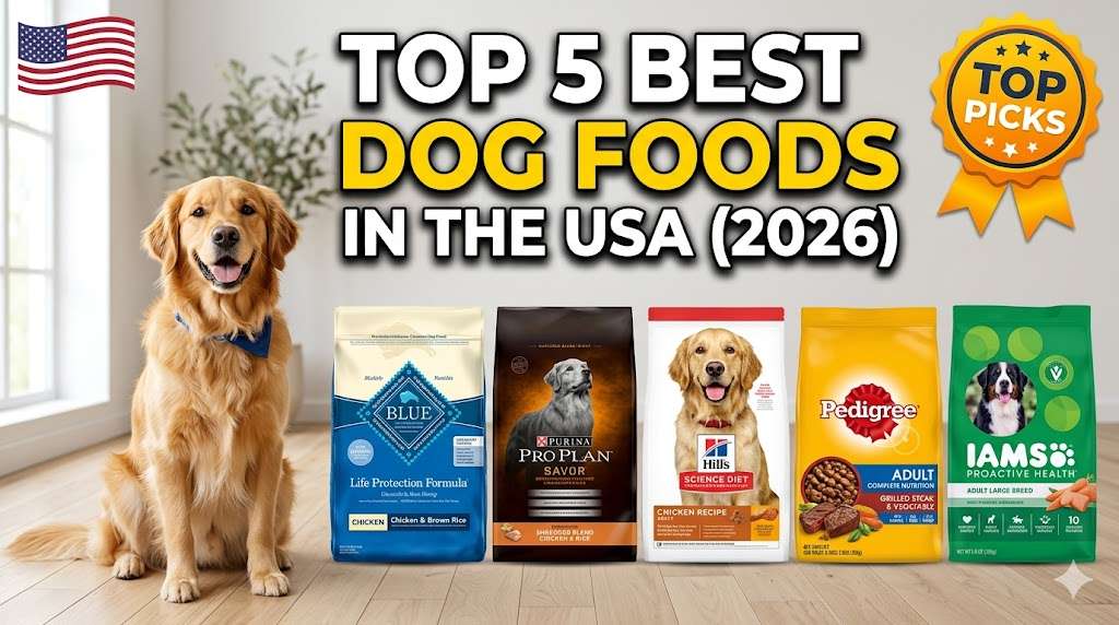 Top 5 Best Dog Foods in the USA (2026) – Vet Recommended & Budget Options