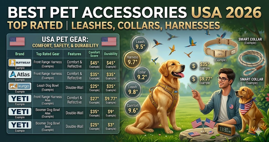 The Ultimate Guide to the Best Pet Accessories USA (2026) – Top Picks for Dogs